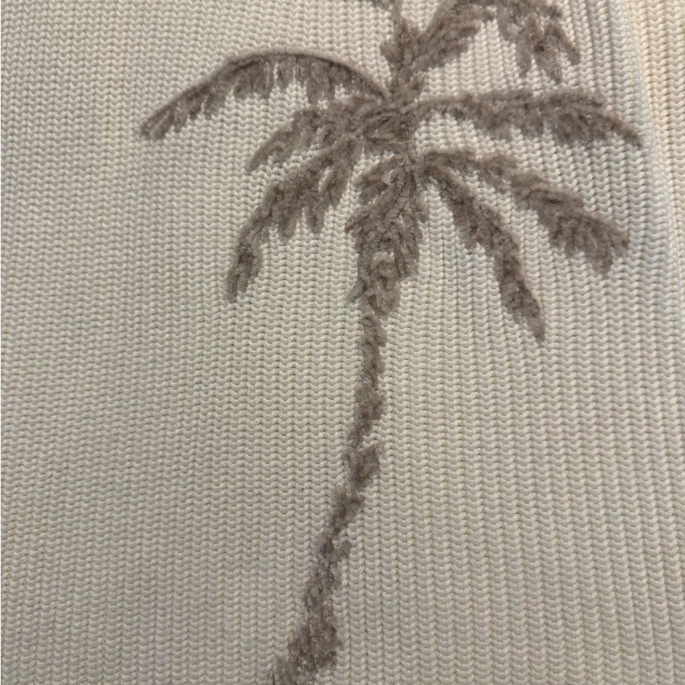 Tommy Bahama Women’s Off-White Sweater with Palm Design, M - Picture 4 of 8